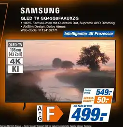 Expert Samsung qled tv gq43q8faauxzg Angebot
