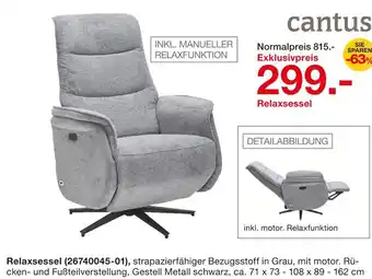 Möbelzentrum Pforzheim Cantus relaxsessel Angebot