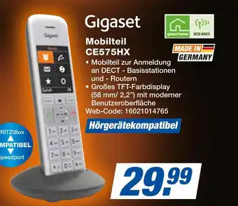 Expert Gigaset mobilteil ce575hx Angebot