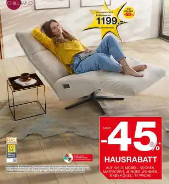 Möbelzentrum Pforzheim Chilliano relaxsessel Angebot