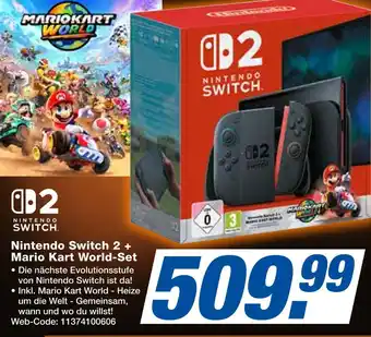 Expert Nintendo nintendo switch 2 + mario kart world-set Angebot