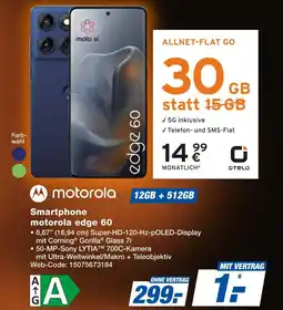 Expert Motorola smartphone motorola edge 60 Angebot