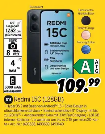 MEDIMAX Xiaomi redmi 15c (128gb) Angebot
