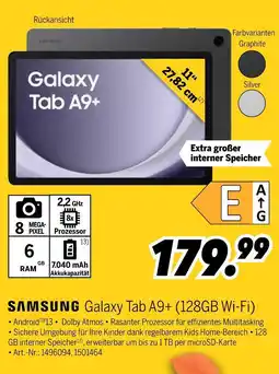 MEDIMAX Samsung galaxy tab a9+ (128gb wi-fi) Angebot