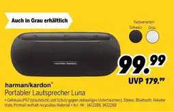 MEDIMAX Harman/kardon portabler lautsprecher luna Angebot
