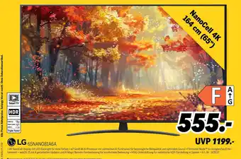 MEDIMAX Lg nanocell 4k 65nano81a6a Angebot