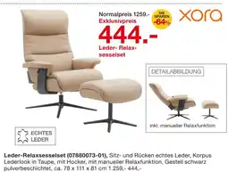 Möbelzentrum Pforzheim Xora leder-relaxsesselset Angebot