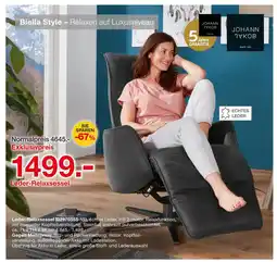 Möbelzentrum Pforzheim Johann jakob leder-relaxsessel Angebot