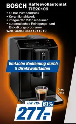 Expert Bosch kaffeevollautomat tie20109 Angebot