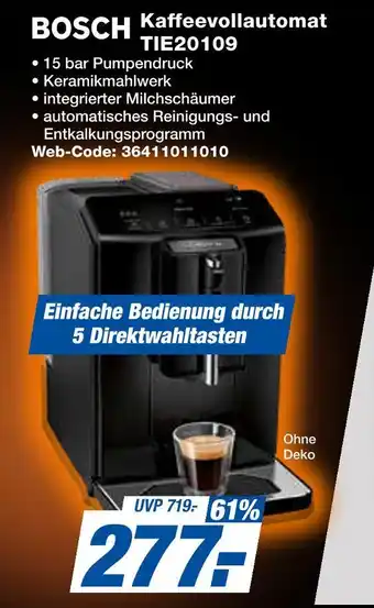 Expert Bosch kaffeevollautomat tie20109 Angebot