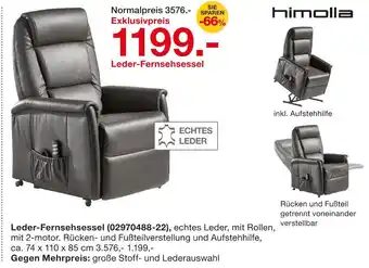 Möbelzentrum Pforzheim Himolla leder-fernsehsessel Angebot