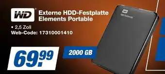 Expert Wd externe hdd-festplatte elements portable Angebot