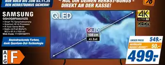 Expert Samsung gq43q8faauxzg Angebot