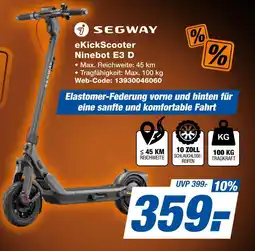 Expert Segway ekickscooter ninebot e3 d Angebot