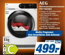Expert Aeg wärmepumpentrockner tr7t860ex Angebot