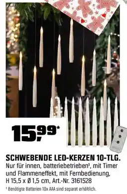OBI SCHWEBENDE LED-KERZEN 10-TLG. Angebot