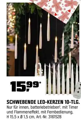 OBI Schwebende led-kerzen 10-tlg Angebot