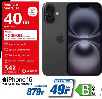 Expert Apple smartphone iphone 16 Angebot