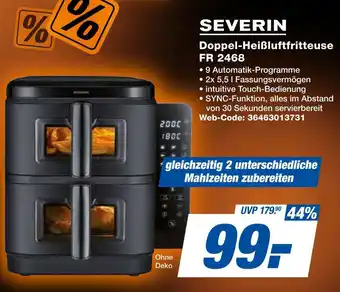 Expert Severin doppel-heißluftfritteuse fr 2468 Angebot
