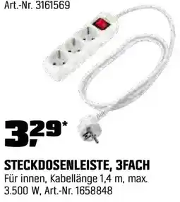 OBI STECKDOSENLEISTE, 3FACH Angebot