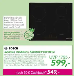 EP Bosch autarkes induktions-kochfeld pie631hc1m Angebot