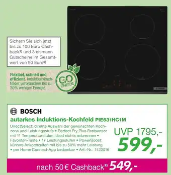 EP Bosch autarkes induktions-kochfeld pie631hc1m Angebot