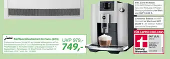 EP Jura kaffeevollautomat e6 platin (ecs) Angebot