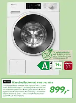 EP Miele waschvollautomat wwb 360 wcs Angebot