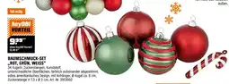 OBI BAUMSCHMUCK-SET ,,ROT, GRÜN, WEISS" 50-teilig Angebot