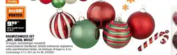 OBI Baumschmuck-set „rot, grün, weiss“ Angebot