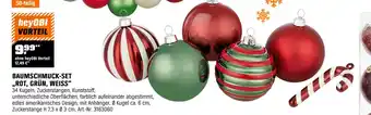 OBI Baumschmuck-set „rot, grün, weiss“ Angebot