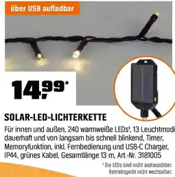 OBI SOLAR-LED-LICHTERKETTE Angebot