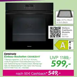 EP Constructa einbau-backofen cx53ez01t Angebot