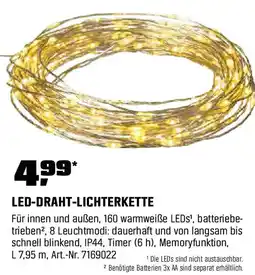 OBI LED-DRAHT-LICHTERKETTE Angebot