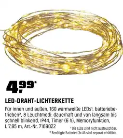 OBI Led-draht-lichterkette Angebot