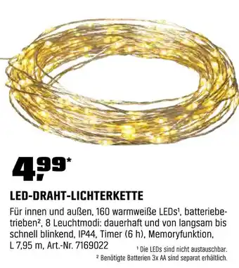 OBI Led-draht-lichterkette Angebot