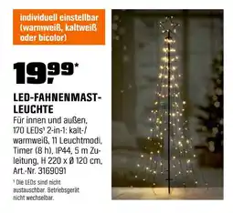 OBI Led-fahnenmast-leuchte Angebot