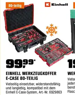 OBI EINHELL WERKZEUGKOFFER E-CASE 80-TEILIG Angebot