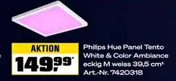 OBI Philips hue panel tento white & color ambiance Angebot