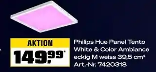OBI Philips hue panel tento white & color ambiance Angebot