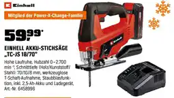 OBI EINHELL AKKU-STICHSÄGE ,,TC-JS 18/70" Angebot