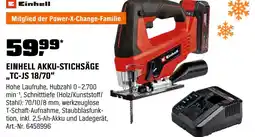 OBI Einhell akku-stichsäge tc-js 18/70 Angebot