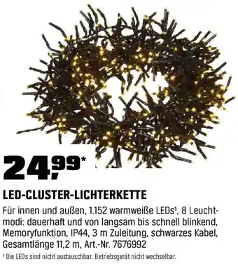 OBI LED-CLUSTER-LICHTERKETTE Angebot