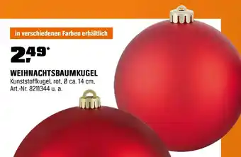 OBI WEIHNACHTSBAUMKUGEL Angebot