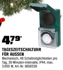 OBI TAGESZEITSCHALTUHR FÜR AUSSEN Angebot
