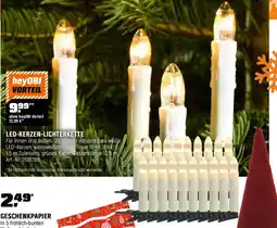 OBI LED-KERZEN-LICHTERKETTE Angebot