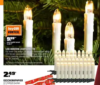 OBI Led-kerzen-lichterkette Angebot