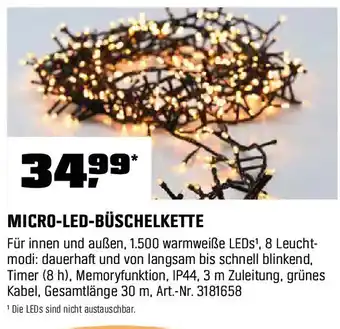 OBI MICRO-LED-BÜSCHELKETTE Angebot