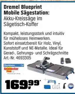 OBI Dremel blueprint mobile sägestation Angebot