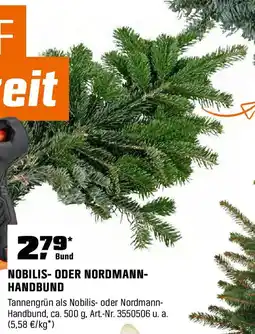 OBI NOBILIS- ODER NORDMANN- HANDBUND Angebot